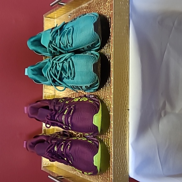 2 FOR 1-Just So So, Women's Sneakers size 40, colors wine/lime & teal/black - Picture 4 of 8